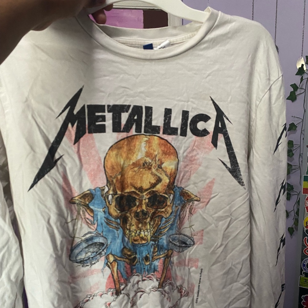 Metallica Skull long sleeve tee